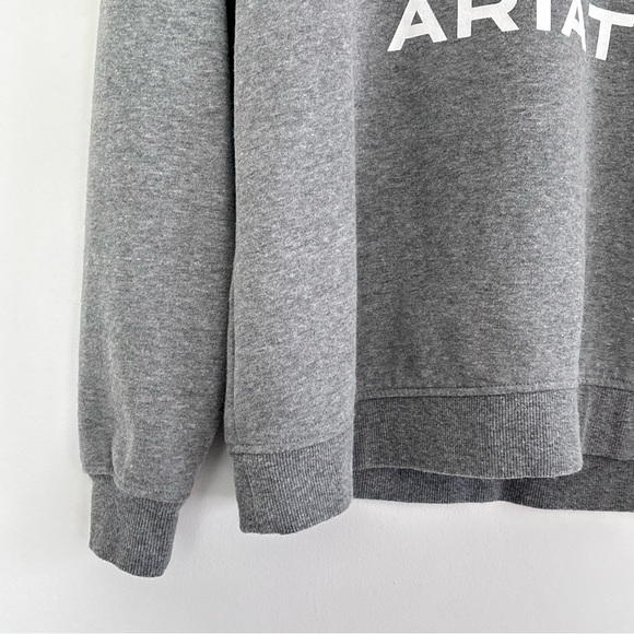 Ariat Women’s Floral Sweatshirt Size Small Casual Cozy Fleece Lined Neutral G17 - Picture 6 of 13